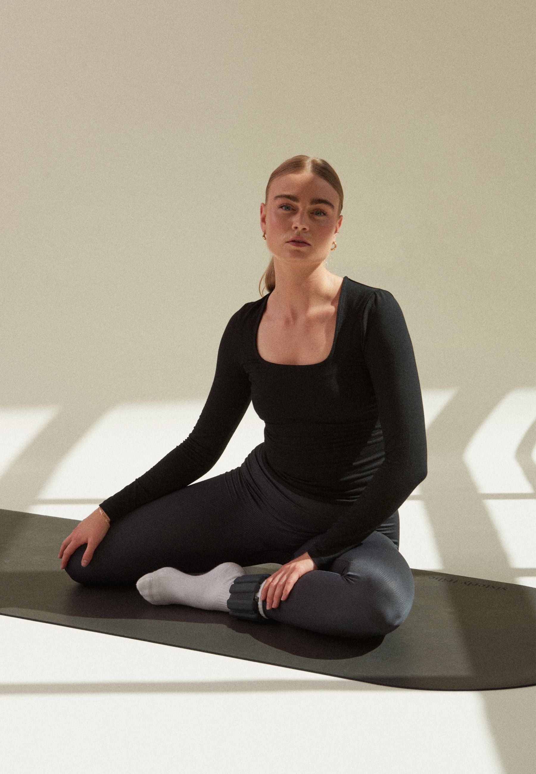 Serenity Square Neck Long Sleeve Top