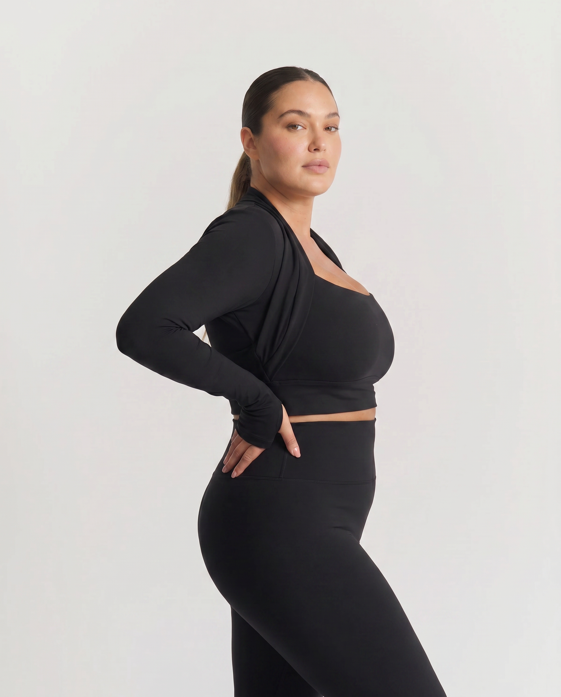 Serenity Bolero Long Sleeve Top